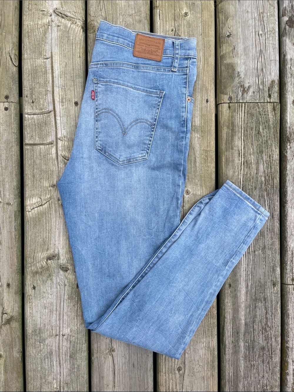 Levi's Women's Mile High Super Skinny High-Rise Skinny Jeans Size 31